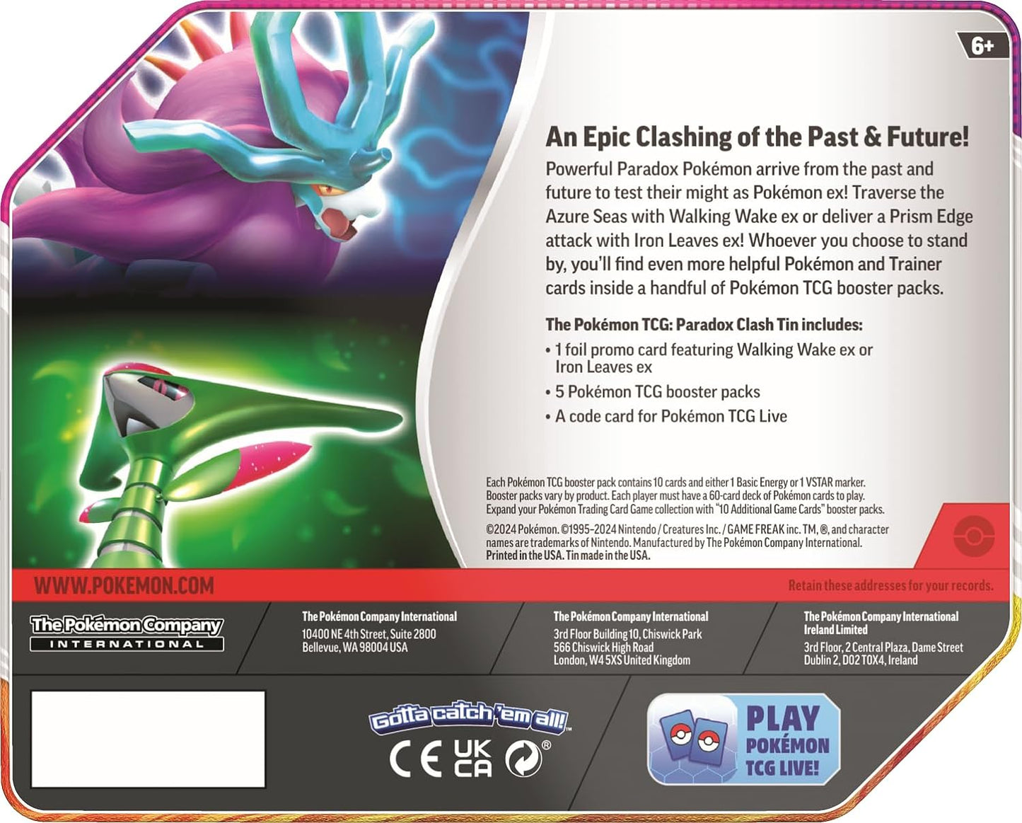 Paradox Clash Tin: (Walking Wake EX)