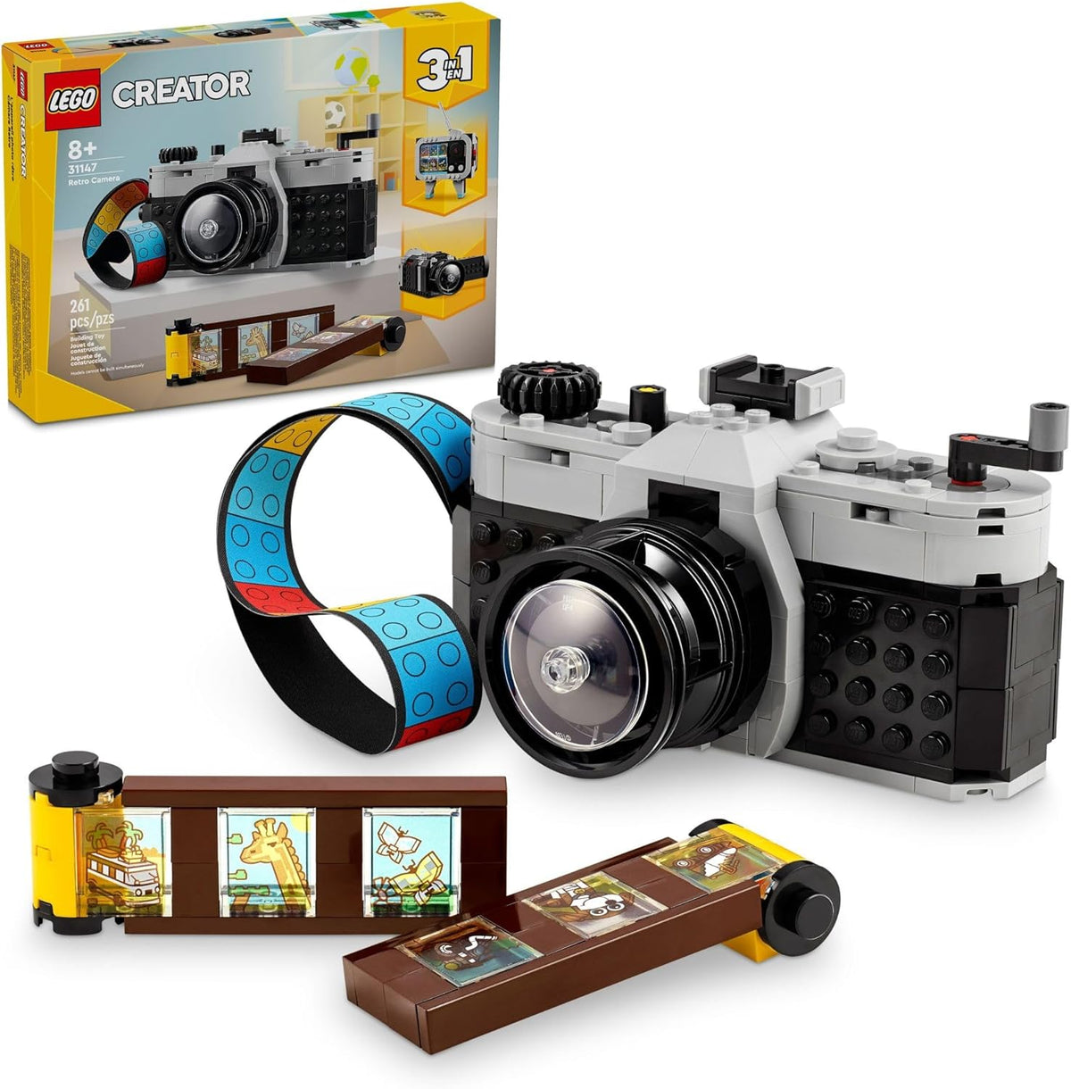 Retro Camera Lego Set