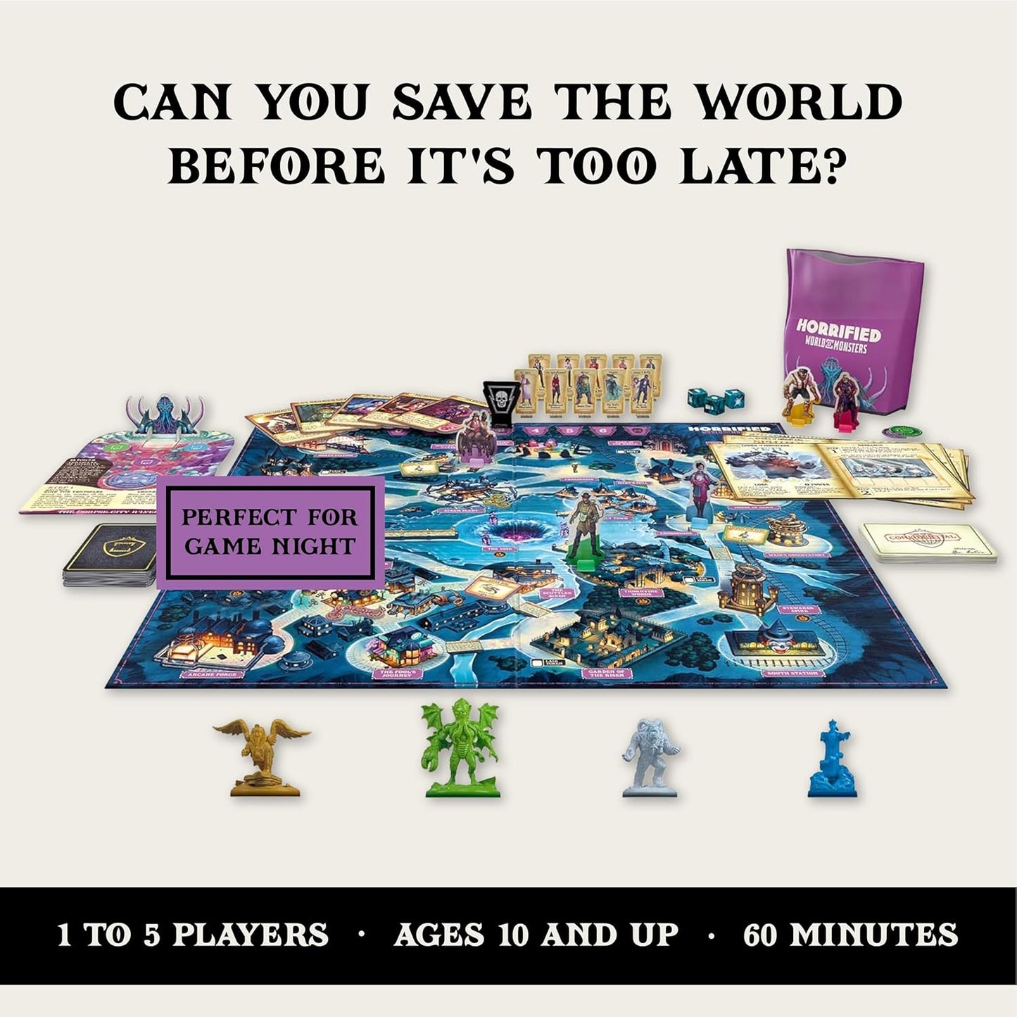Ravensburger Horrified Games - World of Monsters - Strategy Board Game
