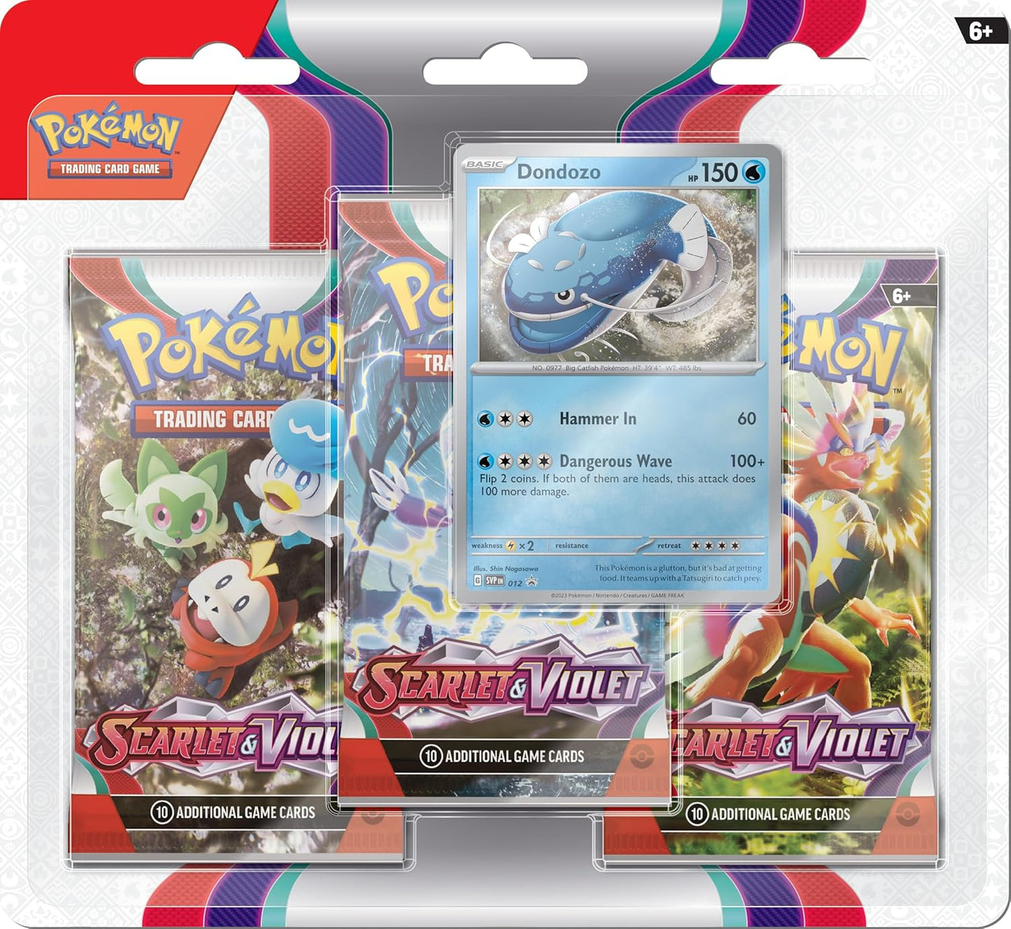 Scarlet & Violet 3 Pack Blister (1 Drawn At Random)