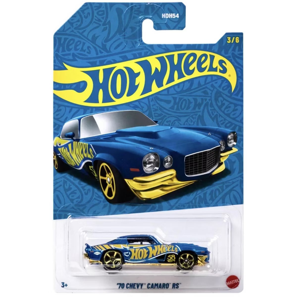 Hot Wheels 1970 Chevy Camaro RS Pearl & Chrome 58th Anniversary