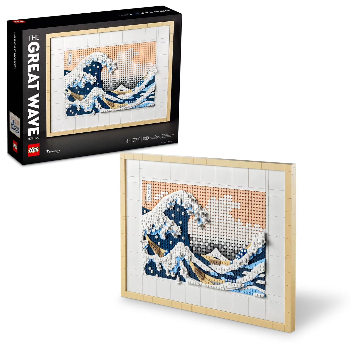 Hokusai The Great Wave Lego Set