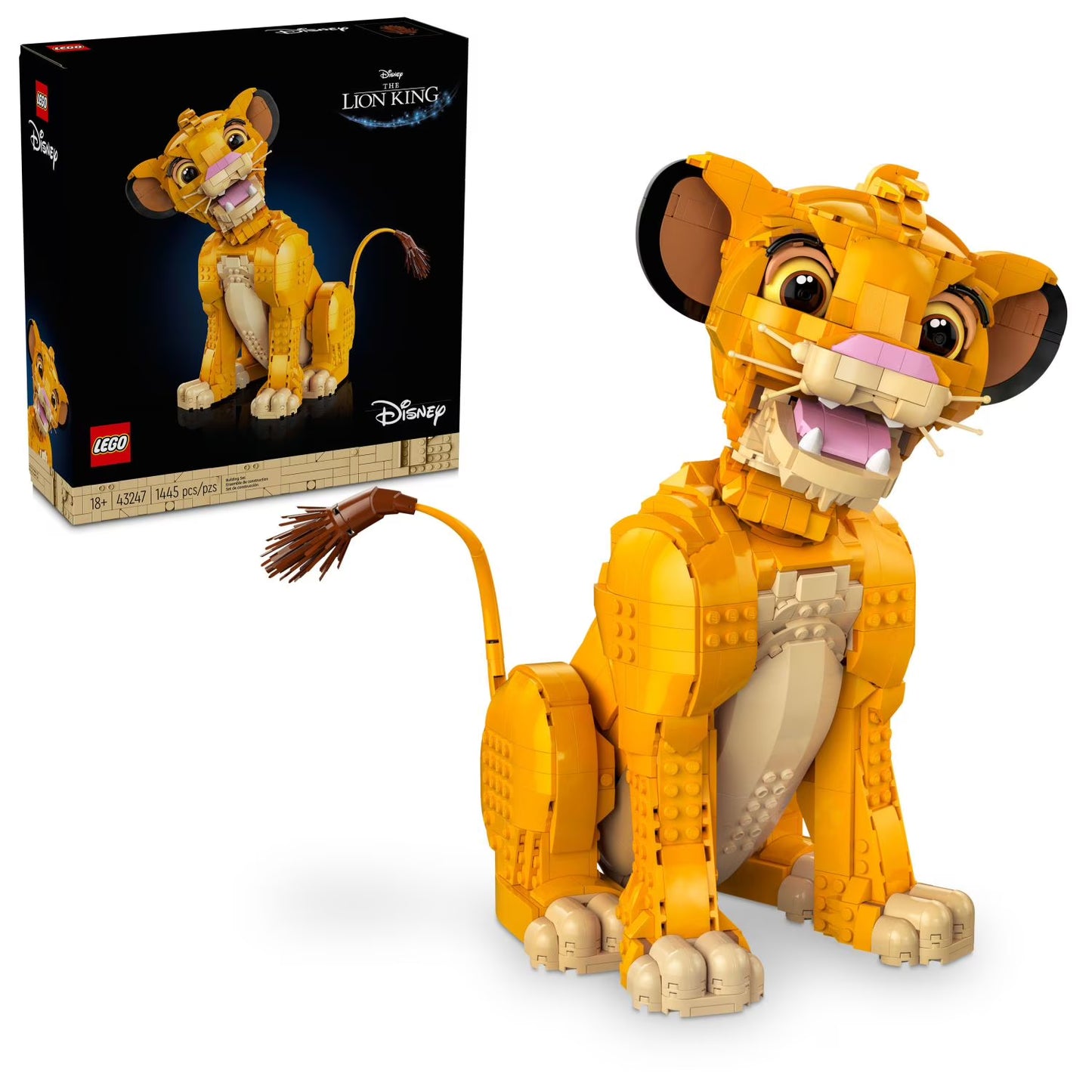 Lion King Young Simba Lego Set