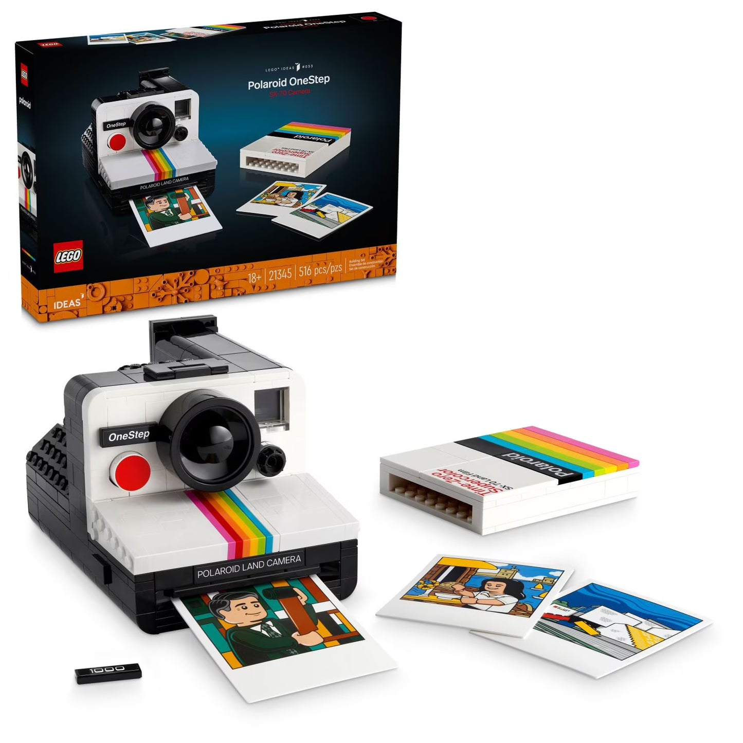 Polaroid OneStep SX-70 Camera Lego Set