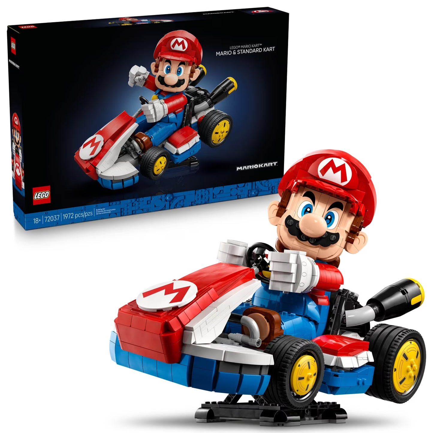 Mario & Standard Kart Lego Set
