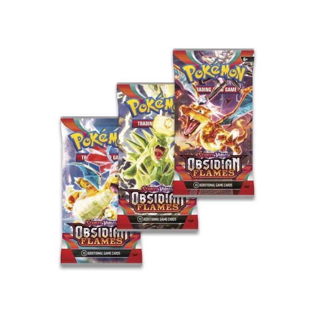 Obsidian Flames 3 Pack Blister (1 Drawn At Random)