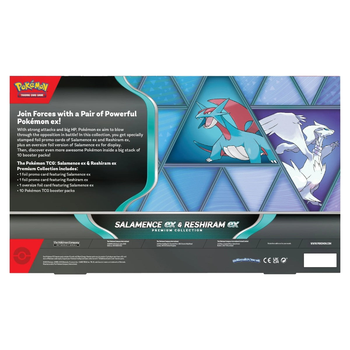Salamence EX & Reshiram EX Premium Collection