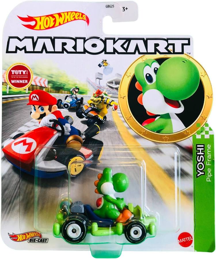 Hot Wheels Mario Kart Yoshi Pipe Frame