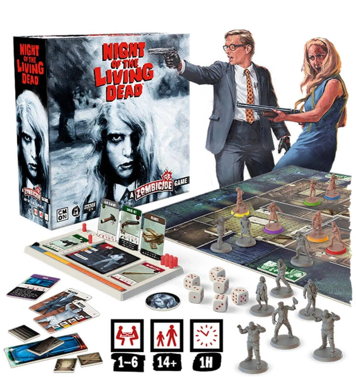 Zombicide Night of The Living Dead Board Game