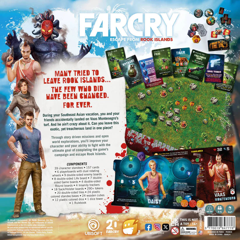 Far Cry Cooperative Combat Strategy Board Game