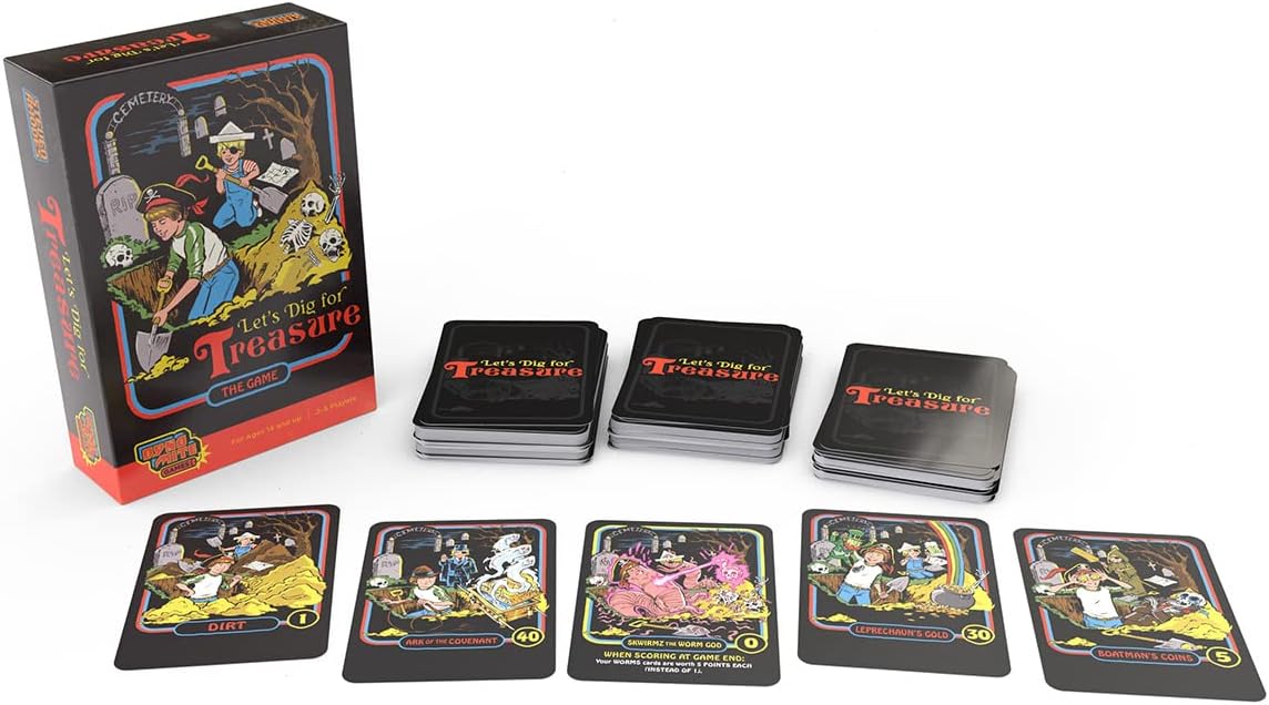 Let’s Dig for Treasure - Push-Your-Luck Card Game