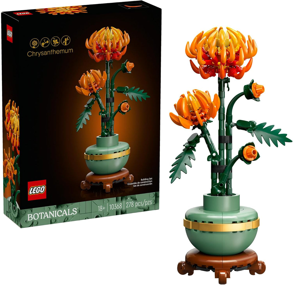 Botanicals Chrysanthemum Lego Set