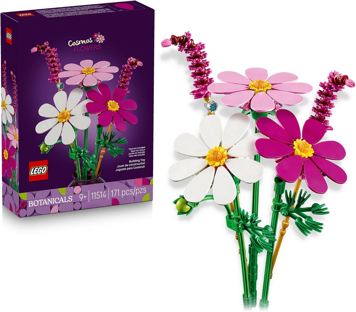 Cosmos Flowers Lego Set