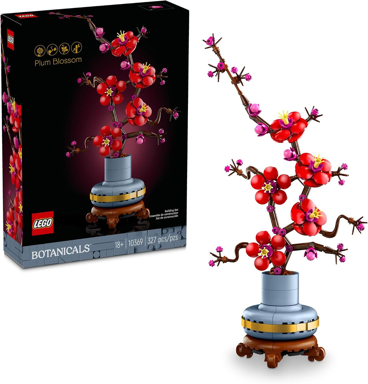 Plum Blossom Flower Lego Set