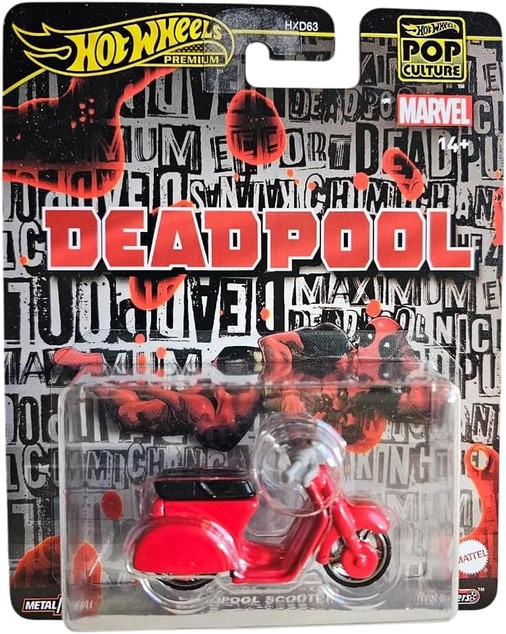 Hot Wheels Premium Deadpool Scooter