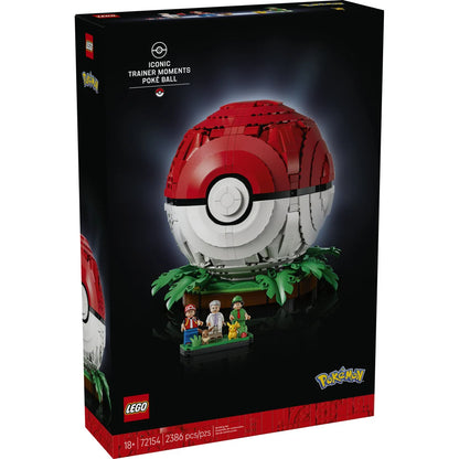 Iconic Trainer Moments Poke Ball Lego Set