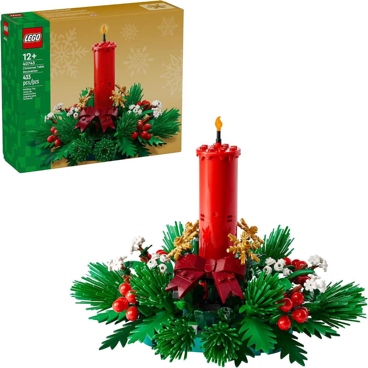 Christmas Table Decoration Lego Set