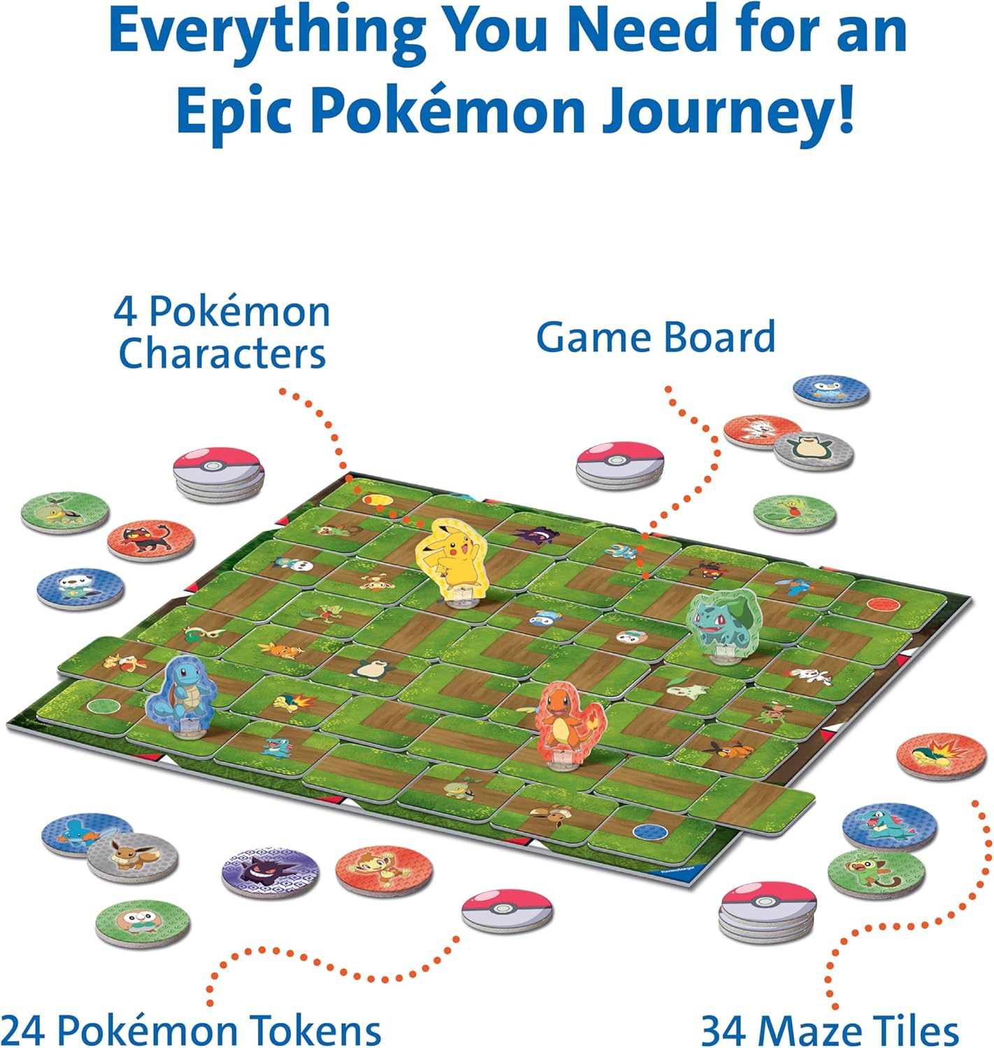 Ravensburger Labyrinth Pokemon Board Game