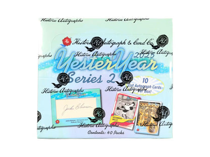 YesterYear Series 2 Hobby Box Historic Autographs 2025