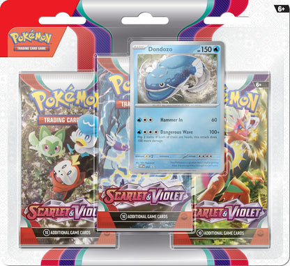 Scarlet & Violet  3 Pack Blister (1 Drawn At Random)