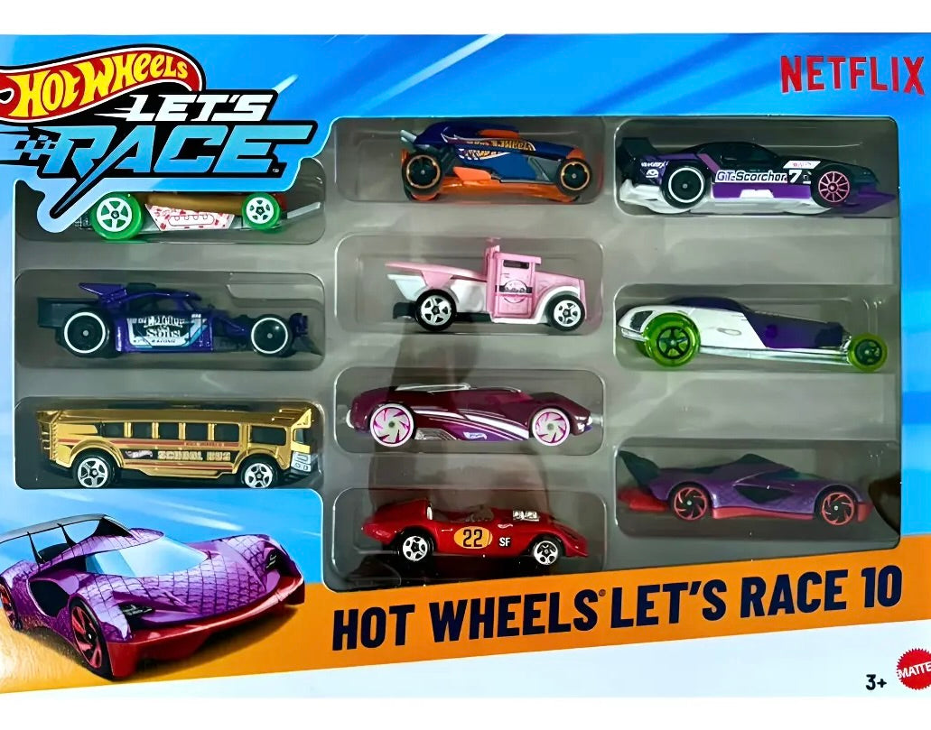 Hot Wheel Lets Race 10 Pack 2nd Wave