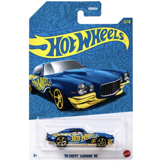 Hot Wheels 1970 Chevy Camaro RS Pearl & Chrome 58th Anniversary