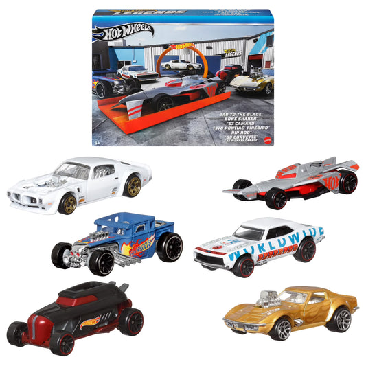 Hot Wheels Set of 6 HW Legends Vehicles