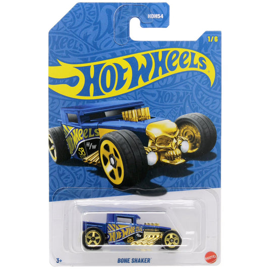 Hot Wheels Bone Shaker Pearl & Chrome 58th Anniversary