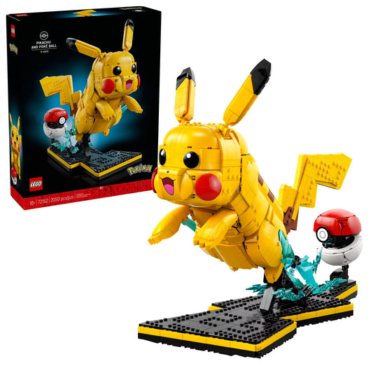 Pikachu and Poké Ball Lego Set