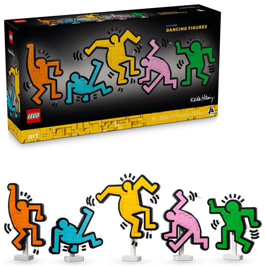 Keith Haring Dancing Figures Lego Set