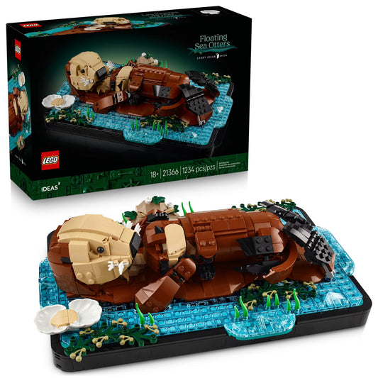Floating Sea Otters Lego Set