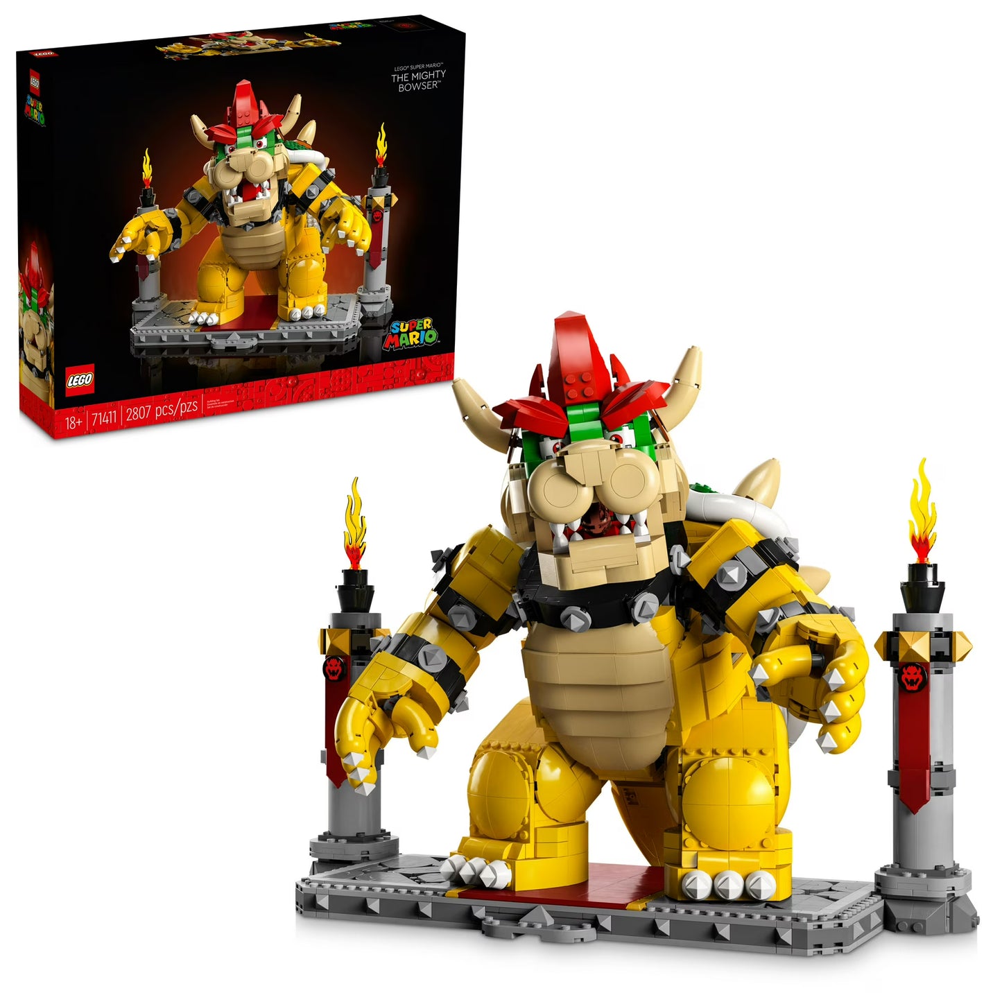 The Mighty Bowser Lego Set