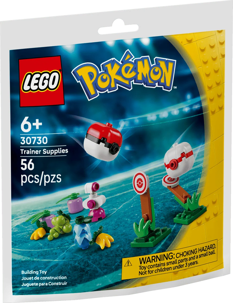 LEGO Pokemon Trainer Supplies Building Set Bag