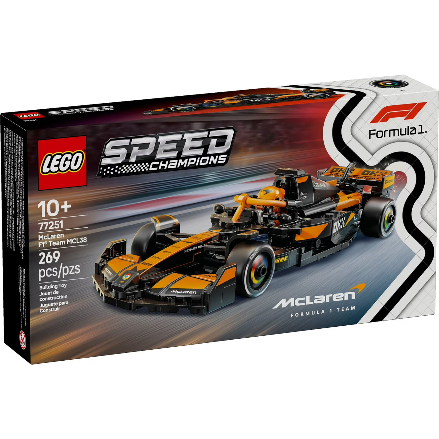 LEGO Speed Champions McLaren F1 Team MCL38 Race Car