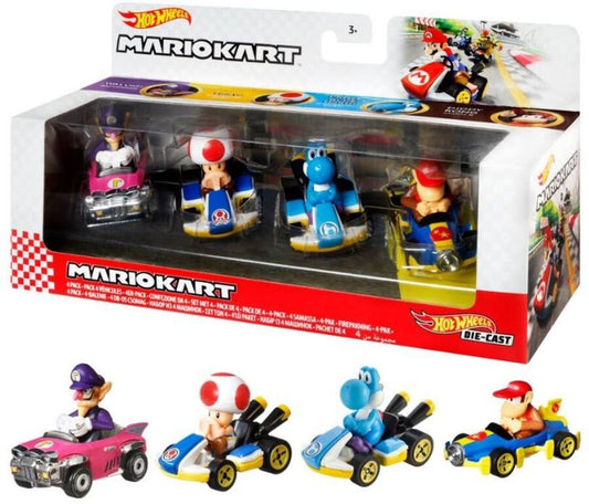 Hot Wheels Mario Kart 4-Pack
