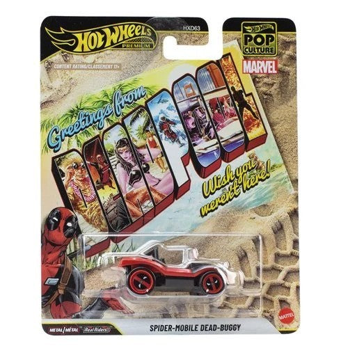 Hot Wheels Premium Deadpool Spider-Mobile Dead-Buggy
